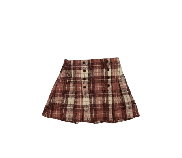 Růžová teplejší sukně Next