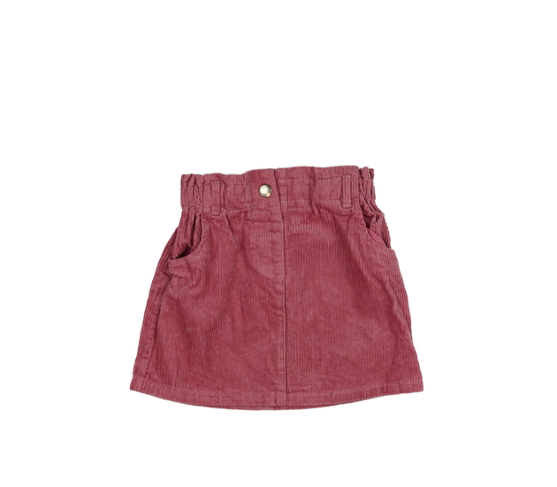 Růžová manšestrová sukně Primark