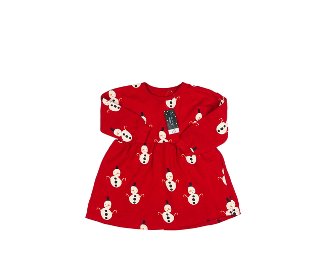 Nové červené mikinové šaty George