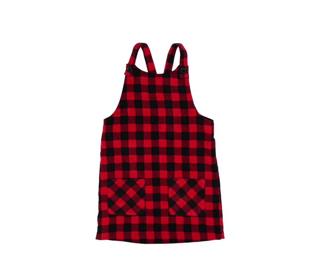 Červeno-černé kostkované šaty George