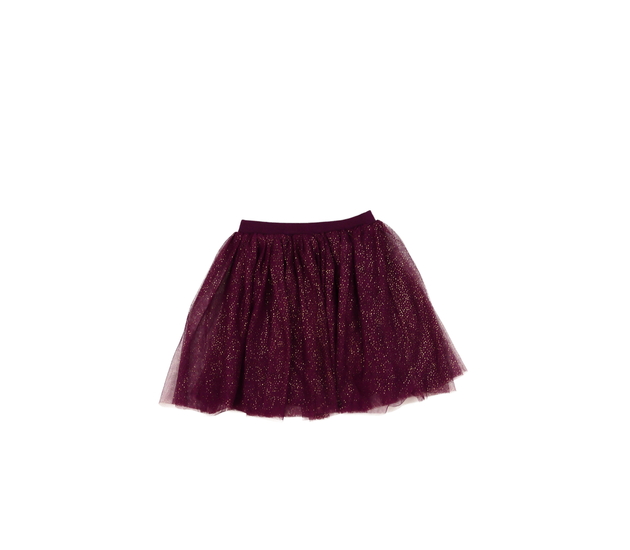 Fialová tylová sukně 
