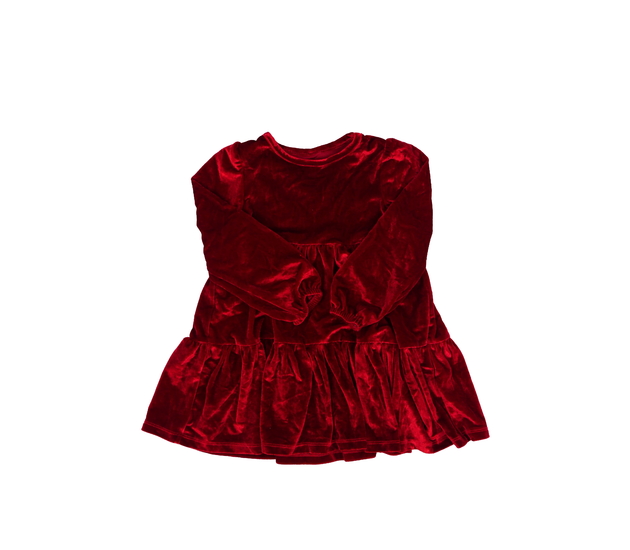 Červené semišové šaty F&F