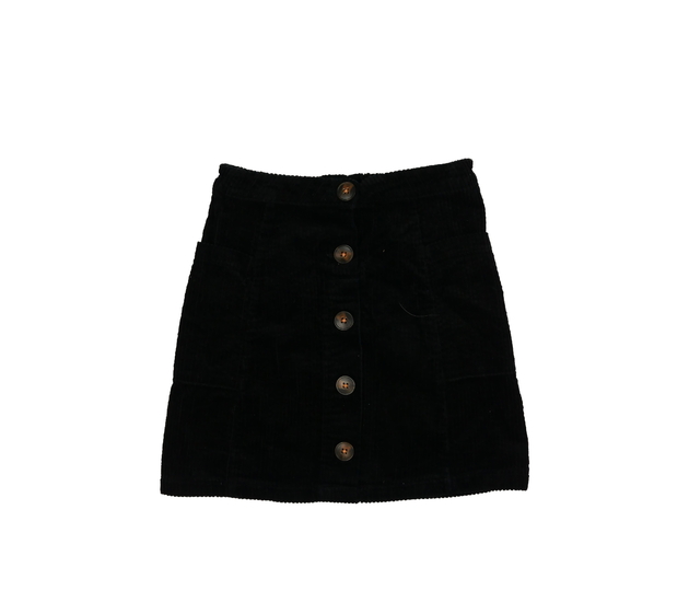 Černá manšestrová sukně Next