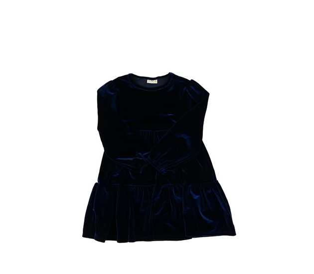 Modré společenské semišové šaty F&F