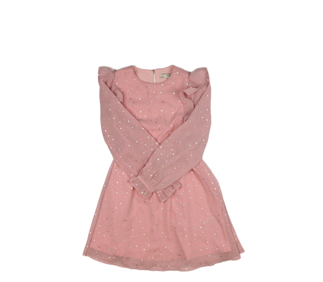 Růžové společenské šaty George