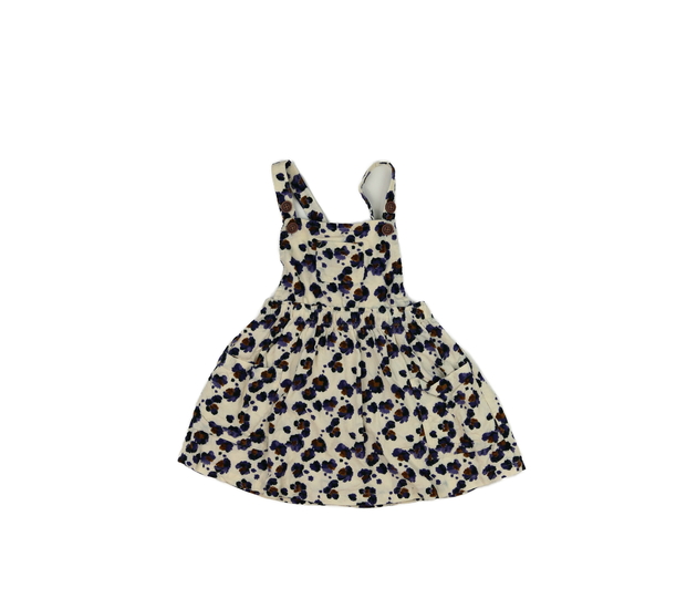 Krémové vzorované šaty