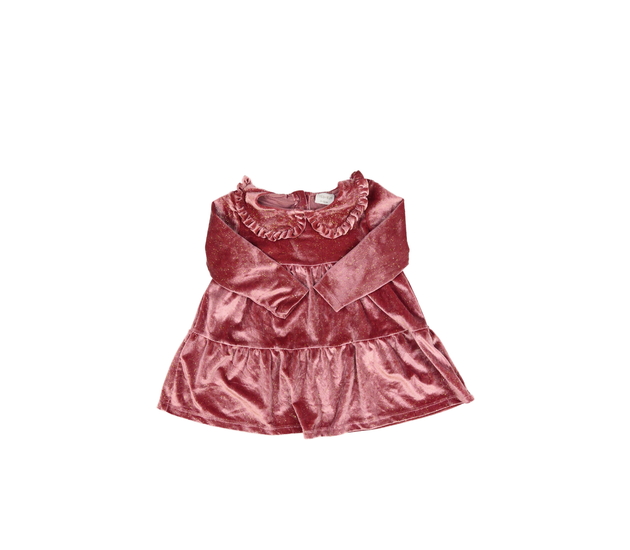 Růžové lesklé společenské šaty F&F