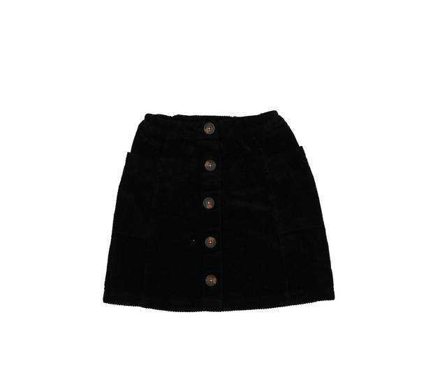 Černá manšestrová sukně Next