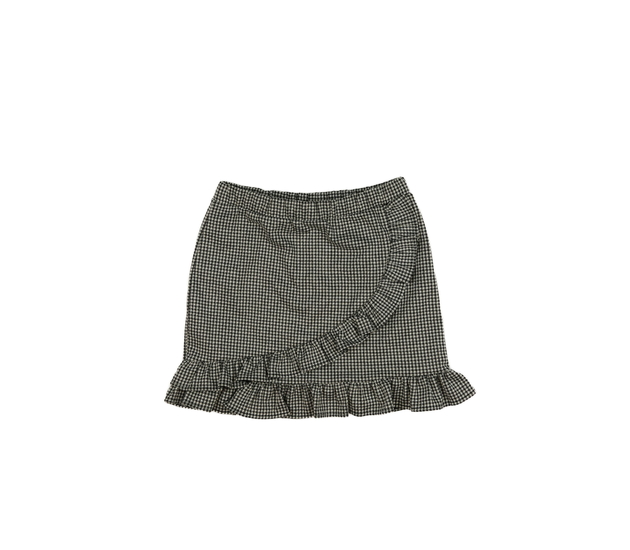 Kostkovaná sukně s volánky F&F