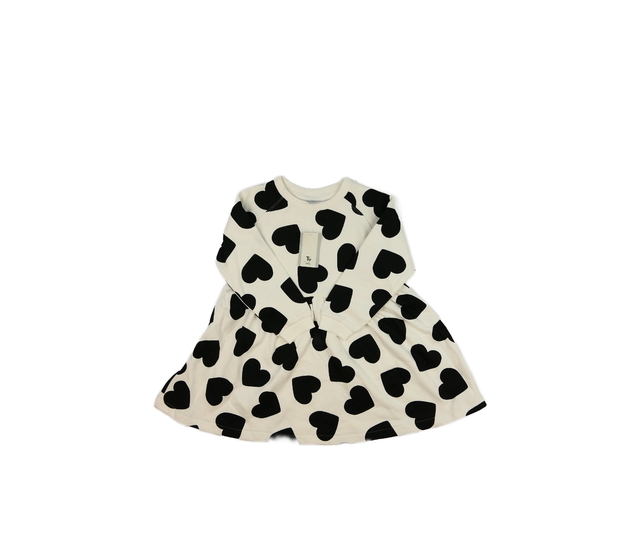 Nové mikinové šaty se srdíčky Tu