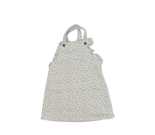 Bílé šaty s bílými květinami F&F