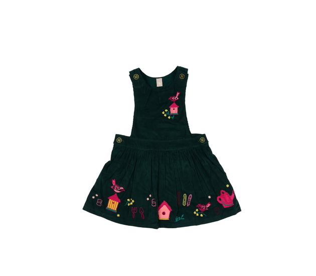 Zelené manšestrové šaty Tu 