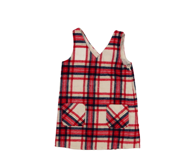 Červeno-krémové šaty F&F