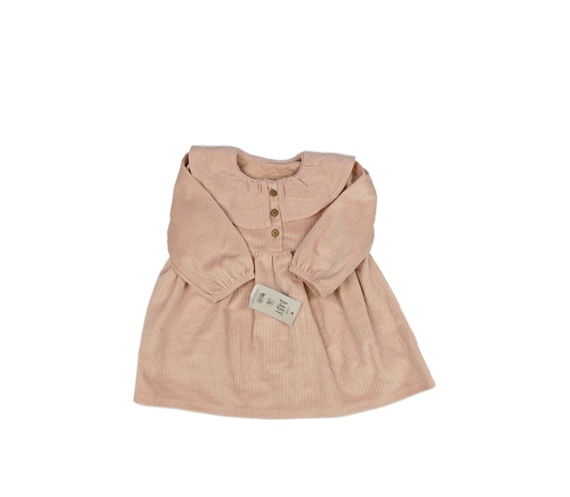 Nové růžové hebké šaty s límečkem George