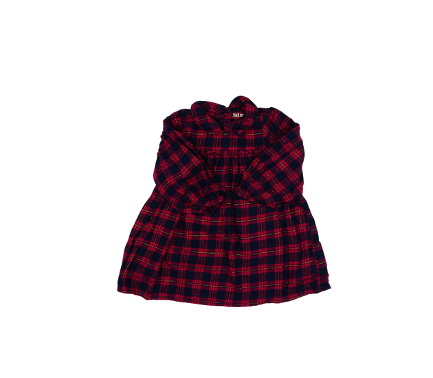 Tmavé kostkované společenské šaty Nutmeg