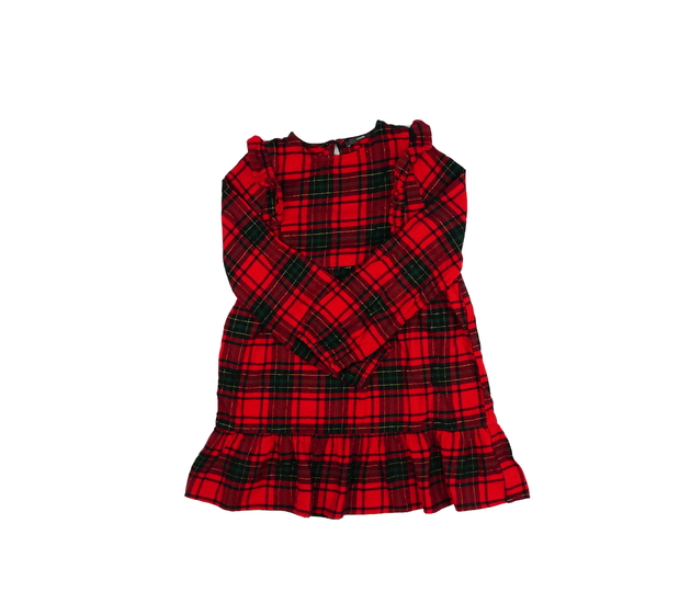 Červené kostkované společenské šaty George