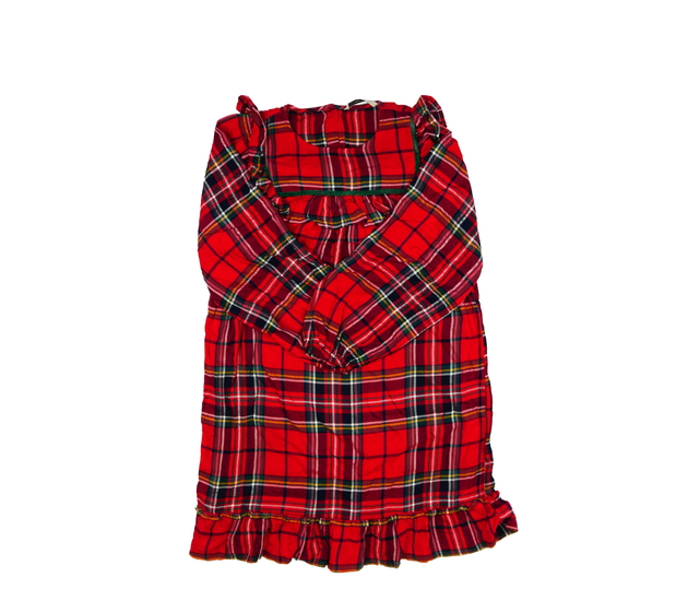 Červené kostkované společenské šaty George