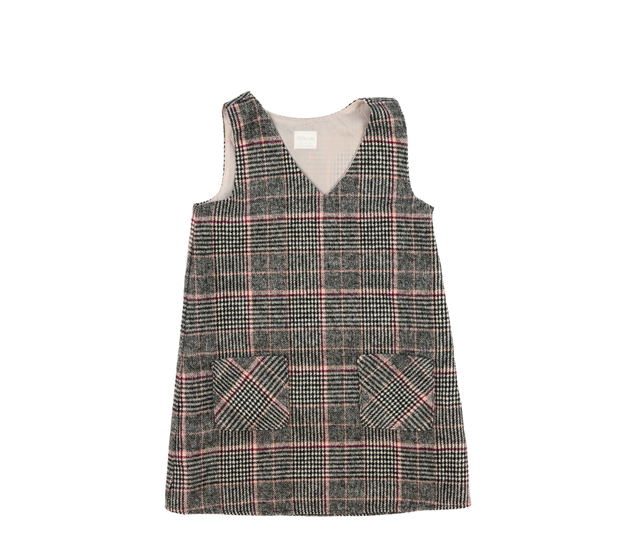 Šedo-růžové teplejší šaty F&F