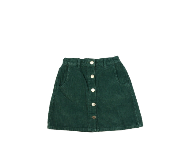 Zelená manšestrová sukně 