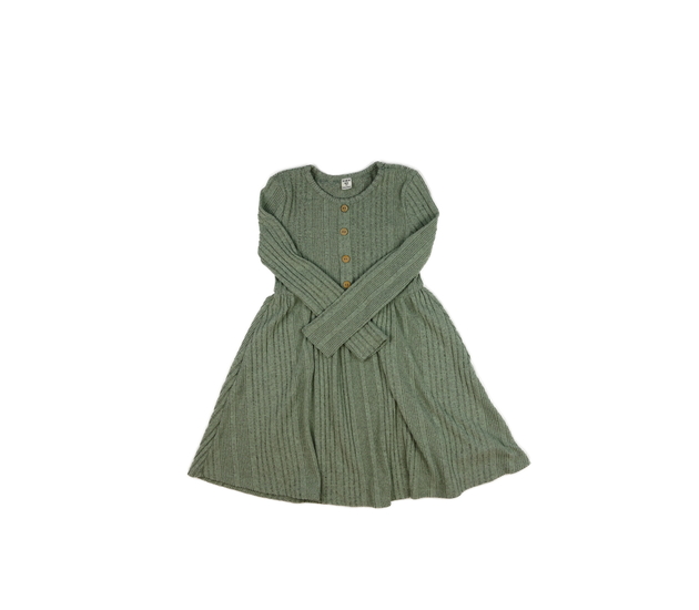 Zelené teplejší šaty 