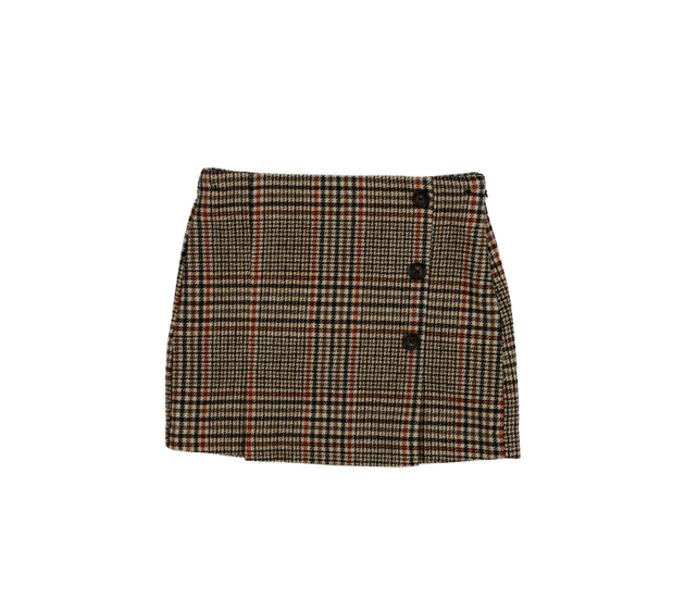 Hnědá vzorovaná sukně Next