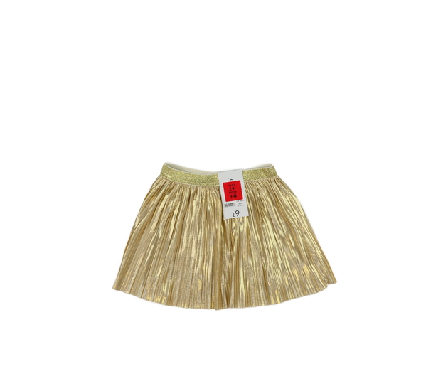 Nová zlatá slabá sukně George