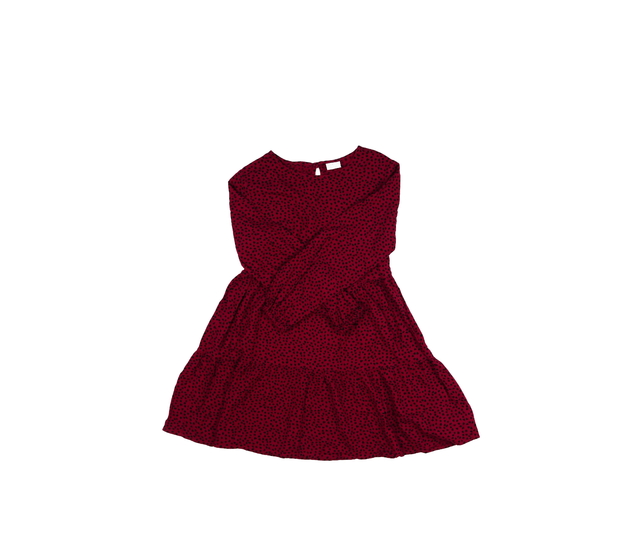 Červené lehké vzorované šaty F&F