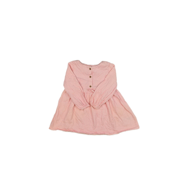 Růžovo-bílé vzorované šaty Next