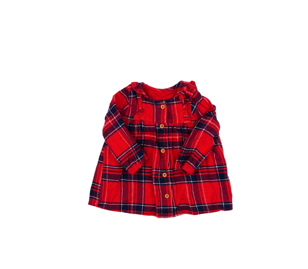 Červené košilové šaty Tu