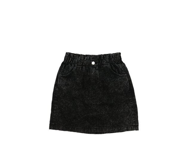 Černá melírovaná riflová sukně H&M