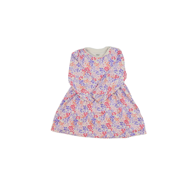 Bílé květinové šaty M&S