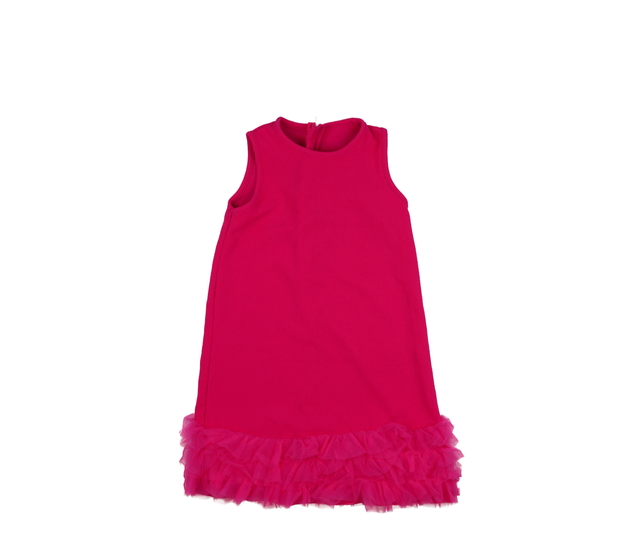 Sytě růžové společenské šaty