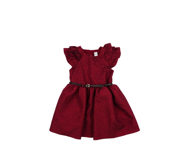 Tmavě červené společenské šaty Tu