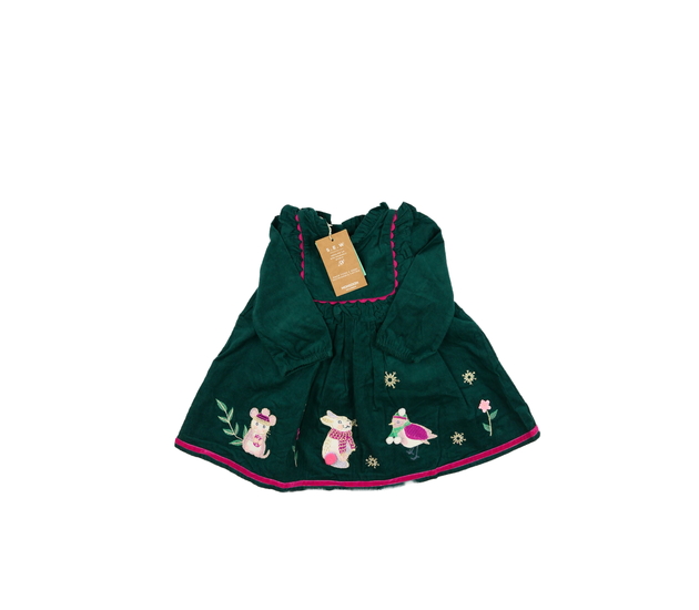 Nové zelené manšestrové šaty Monsoon