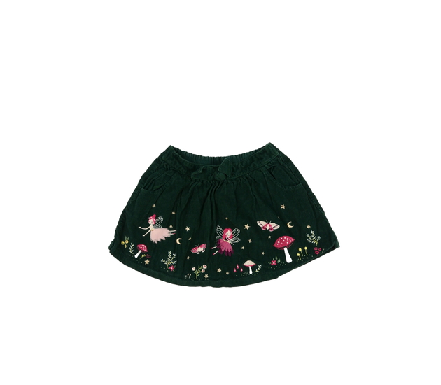 Krásná zelená manšestrová sukně Tu 