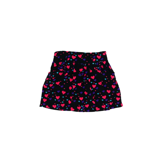 Černá sukně se srdíčky 