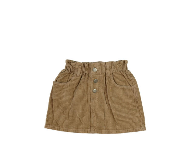 Hnědá manšestrová sukně Zara