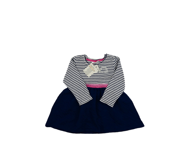 Nové modro-bílé šaty