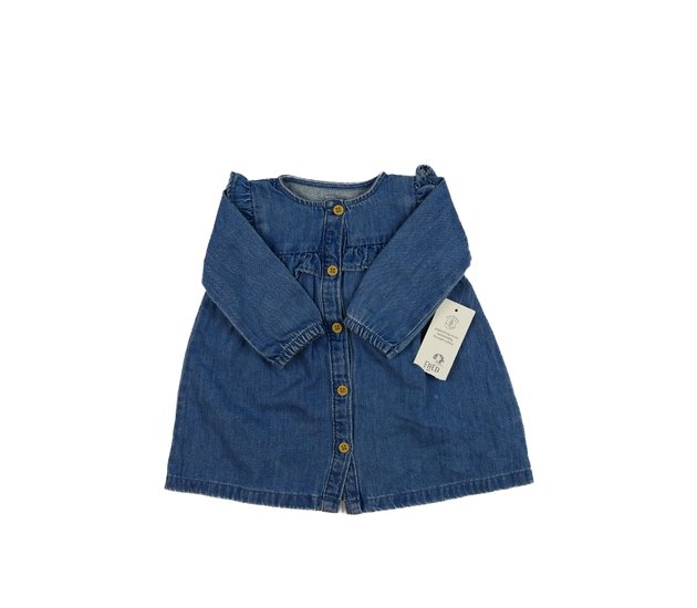 Nové modré riflové šaty s volánky F&F