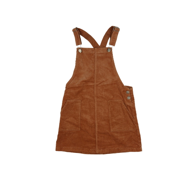 Hnědé manšestrové šaty H&M