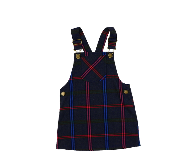 Modré kostkované šaty Next