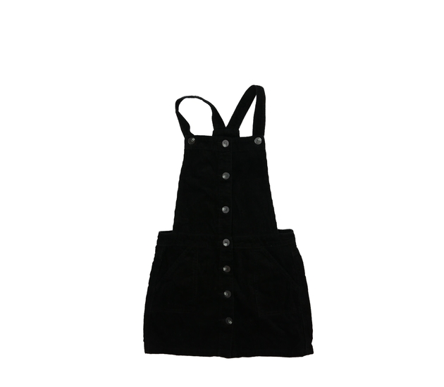 Černé manšestrové šaty George