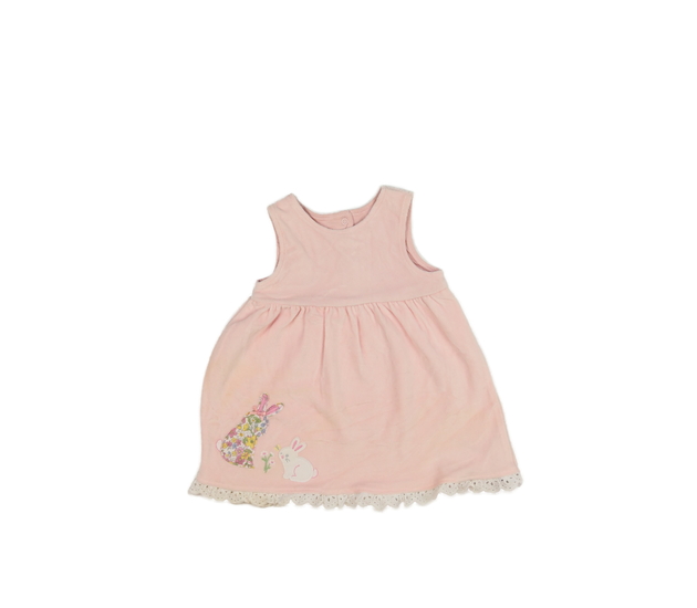 Světle růžové šaty se zajíčkem Nutmeg