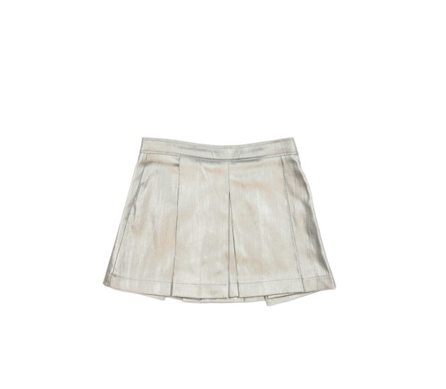 Šedá lesklá sukně Zara