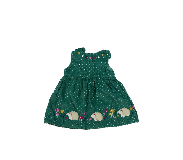 Zelené šaty s ježky Jojo Maman Bébé