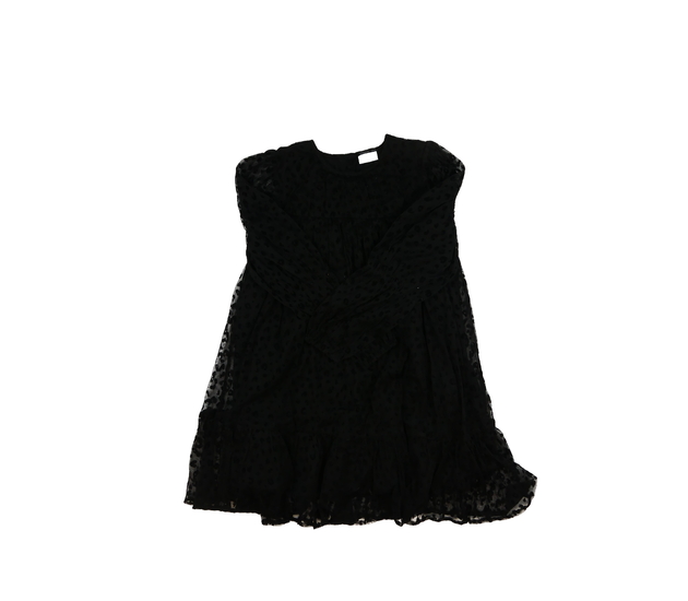 Černé zdobné společenské šaty