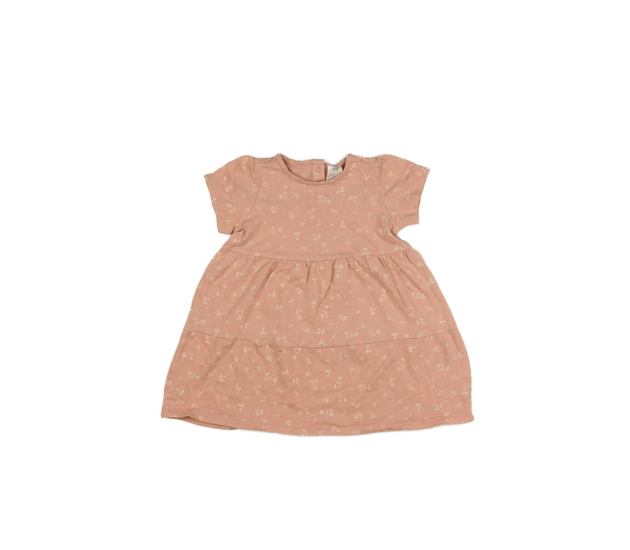 Růžové květinové šaty H&M