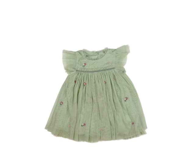 Zelené bohaté květinové šaty F&F