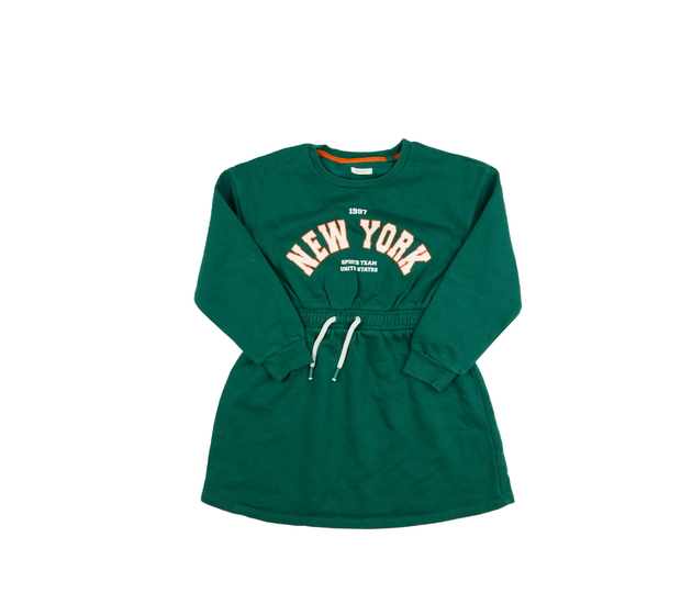 Zelené krásné mikinové šaty Next