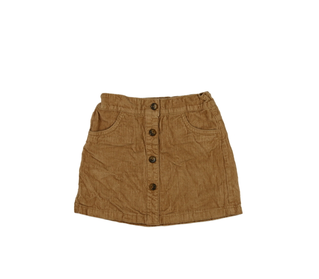 Hnědá manšestrová sukně F&F